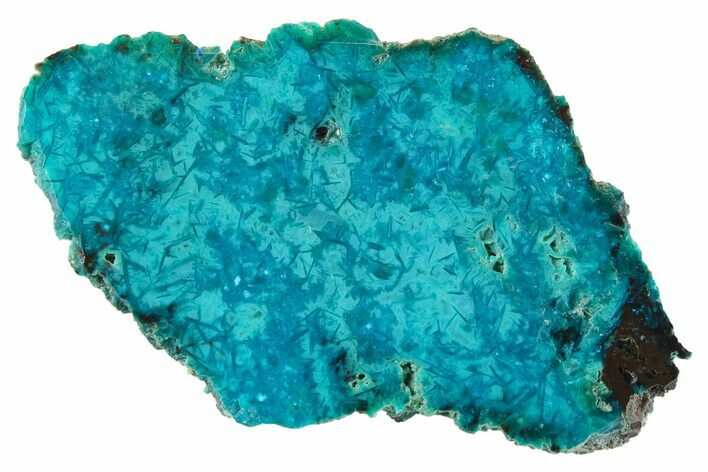 Colorful Chrysocolla and Shattuckite Section - Mexico #260669